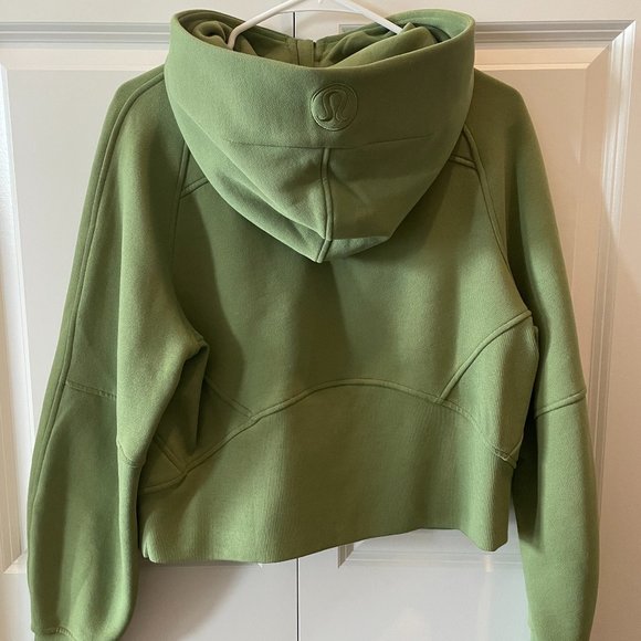 Lululemon Scuba Oversized Full-Zip Hoodie size XS/S Green - Picture 2 of 4